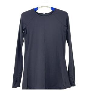 Lululemon Making Moves Long Sleeve Top Pleated Back Rulu Fabric Black Size 2